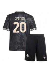 Fotbalové Dres Juventus Lois Openda #20 Dětské Třetí Oblečení 2025-26 Krátký Rukáv (+ trenýrky)